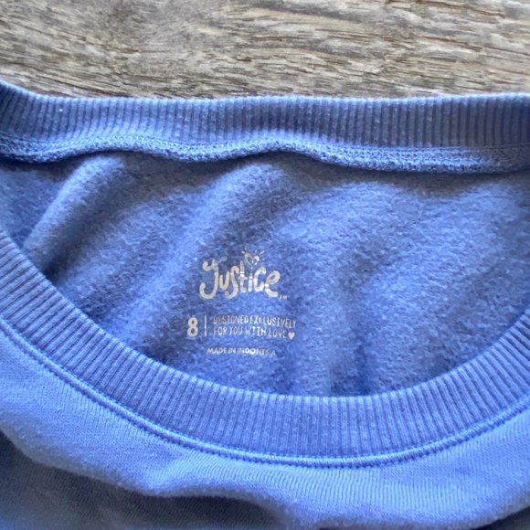 Justice Blue Sweater - Picture 3 of 3